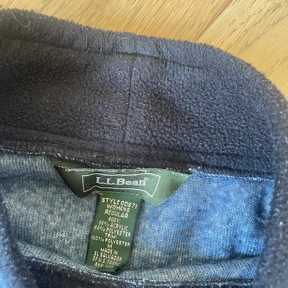 LL bean vintage mock neck fleece Medium - Picture 4 of 4